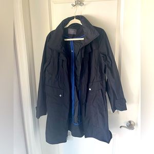 Cole Haan Black Trenchcoat Men’s Large